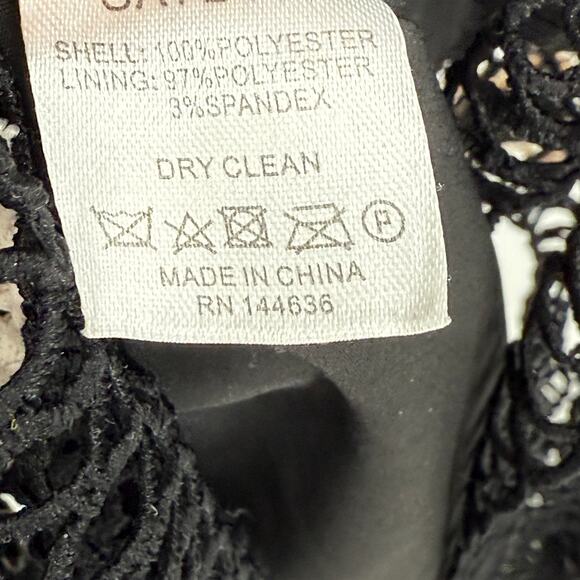 SAYLOR Black and White Mini Dress - Picture 9 of 10